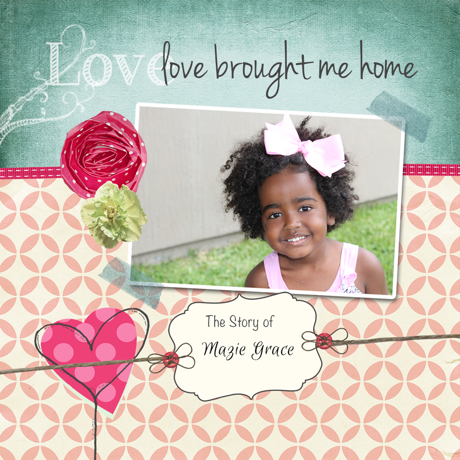 Love Brought Me Home Template Cover Preview