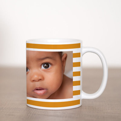 Stripe Coffee Mug Template