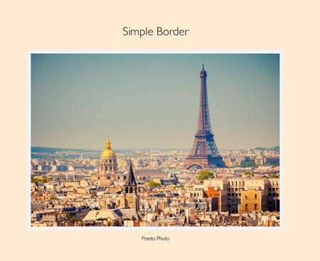 Simple Border Photo Book Template
