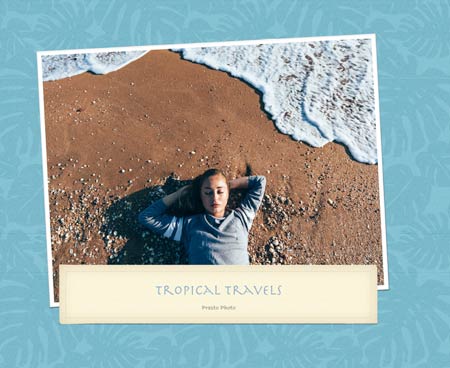 Tropical Travel Template Cover