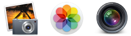 Apple Photos iPhoto and Aperture Icons