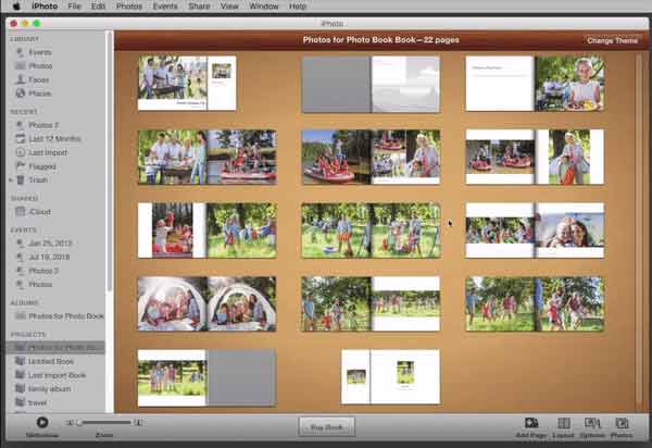 Export your iPhoto Book as a PDF File