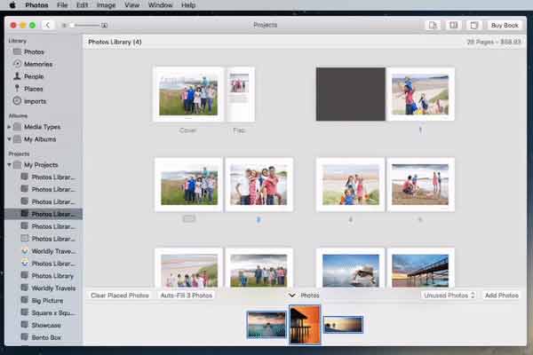 Navigate in your Photo Book