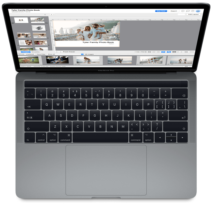 PrestoPhoto macOS App running on a MacBook Pro Apple Laptop