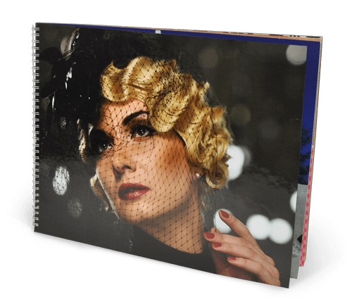 14x11 Wire-O Softcover Photo Book with Premium Gloss 220 Photo Paper