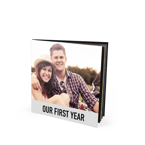 8.5x8.5 Softcover Photo Book with Economy 120 Photo Paper
