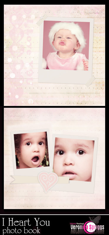 I Heart You Photo Book Template