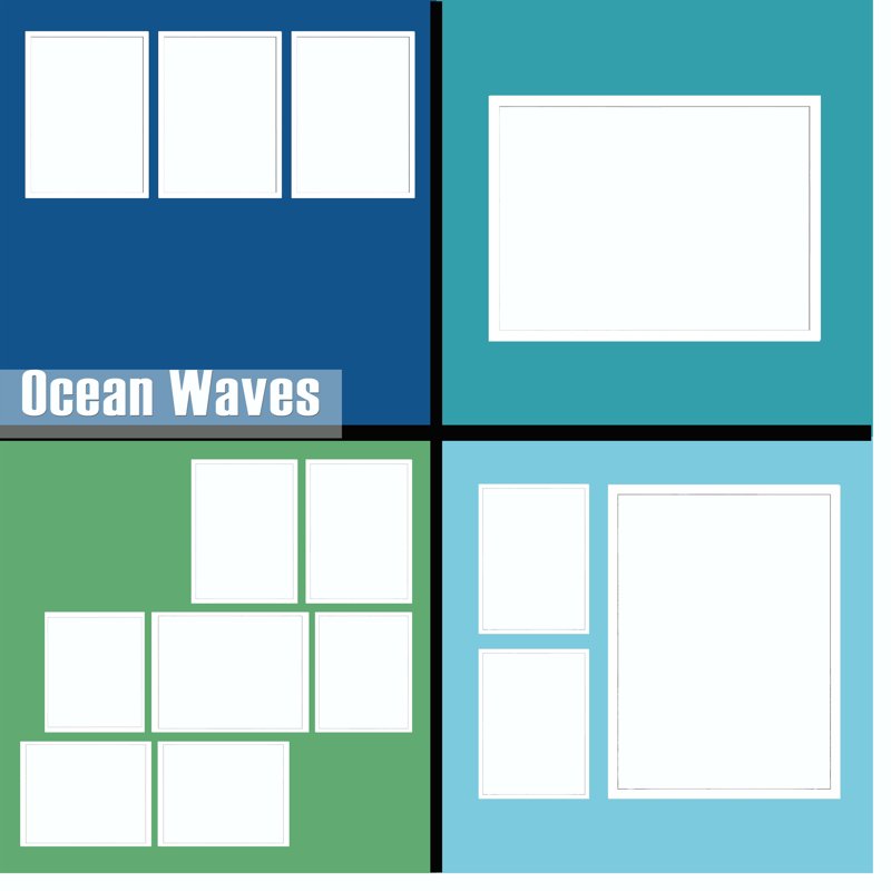Ocean Waves Template