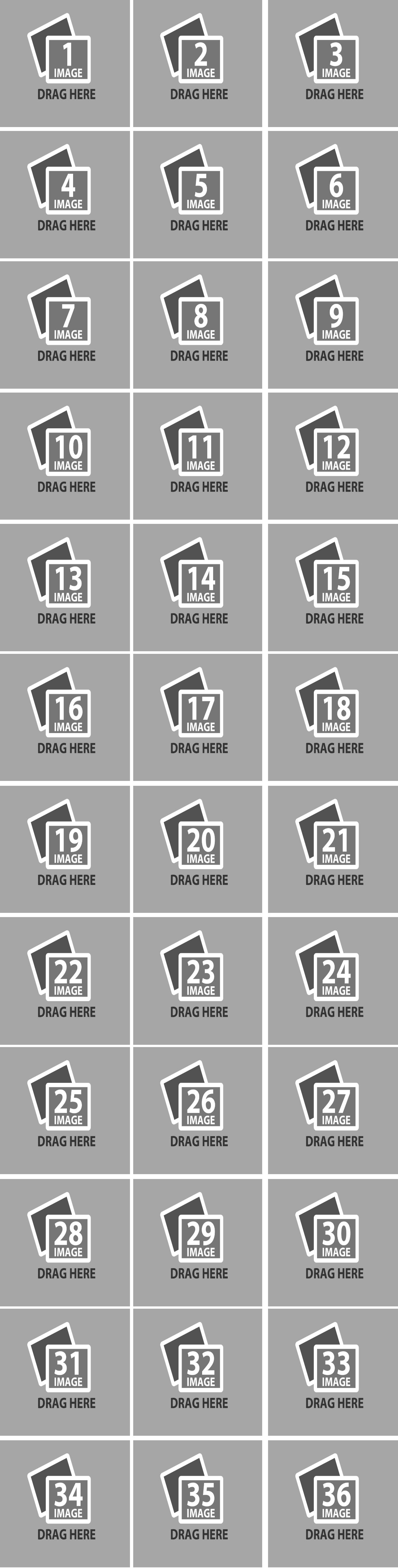 12 Row 3 Col Stamps Instagram