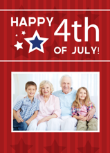Fourth of July Family Card