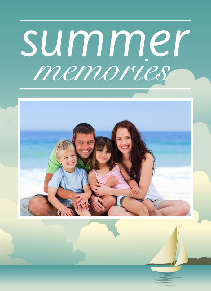 Summer Memories Card Template