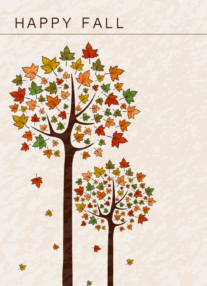 Happy Fall Template Template