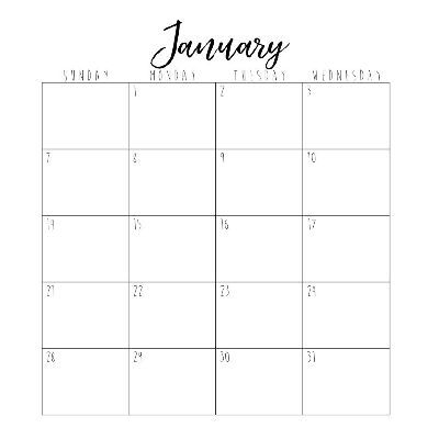 January - part 1