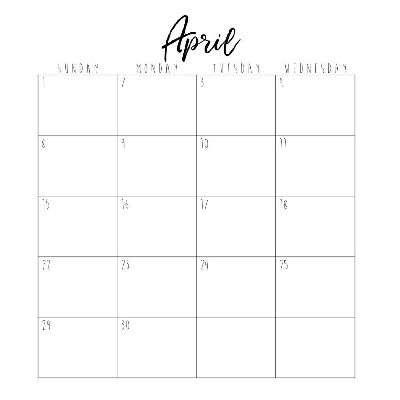 April - part 1