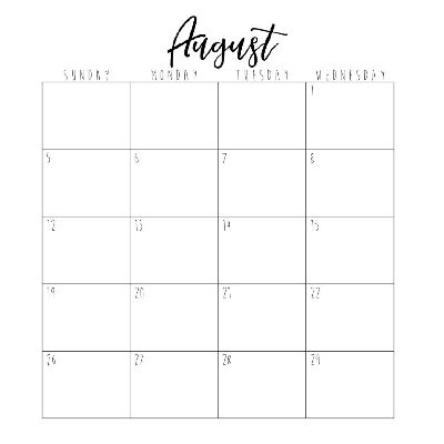 August - part 1