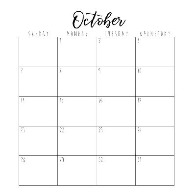 October - part 1