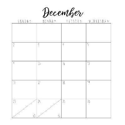 December - part 1