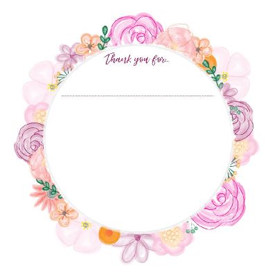 Thank you for...