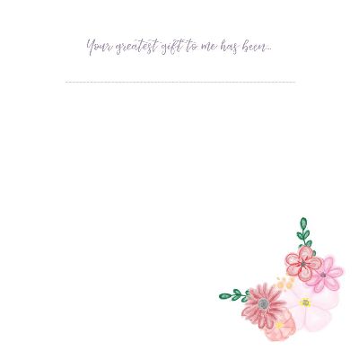 Greatest gift...