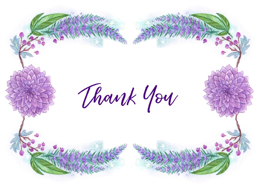 Floral Landscape Stationery