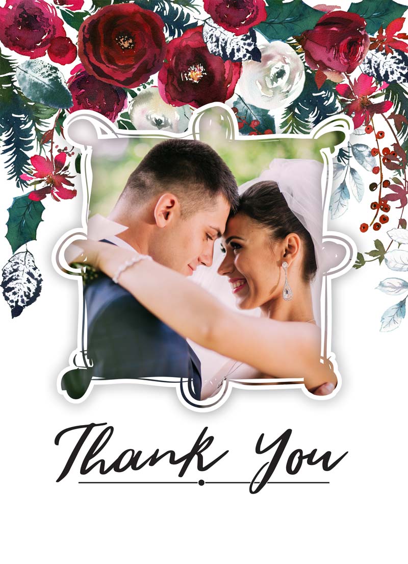 Floral Thank You Template