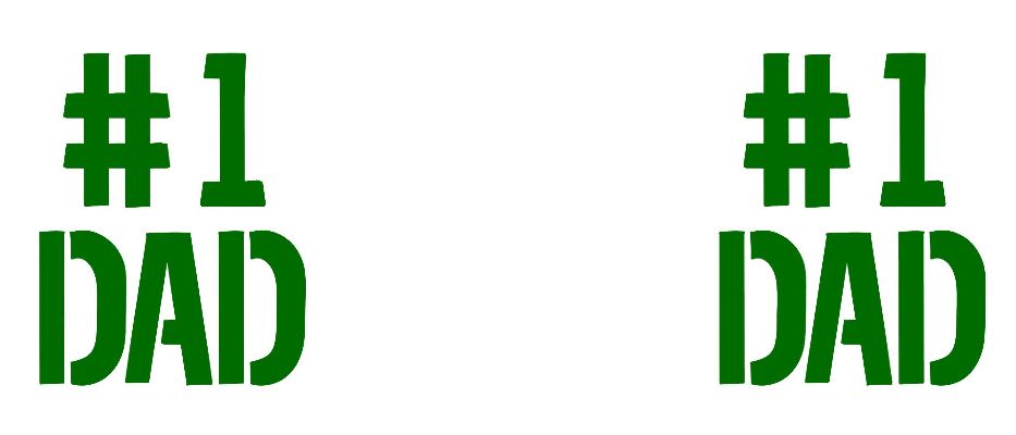#1 Dad - Green