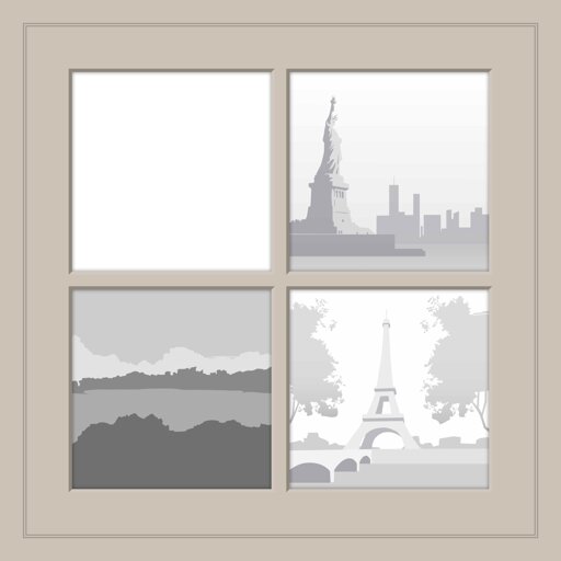 4-Up Square Large