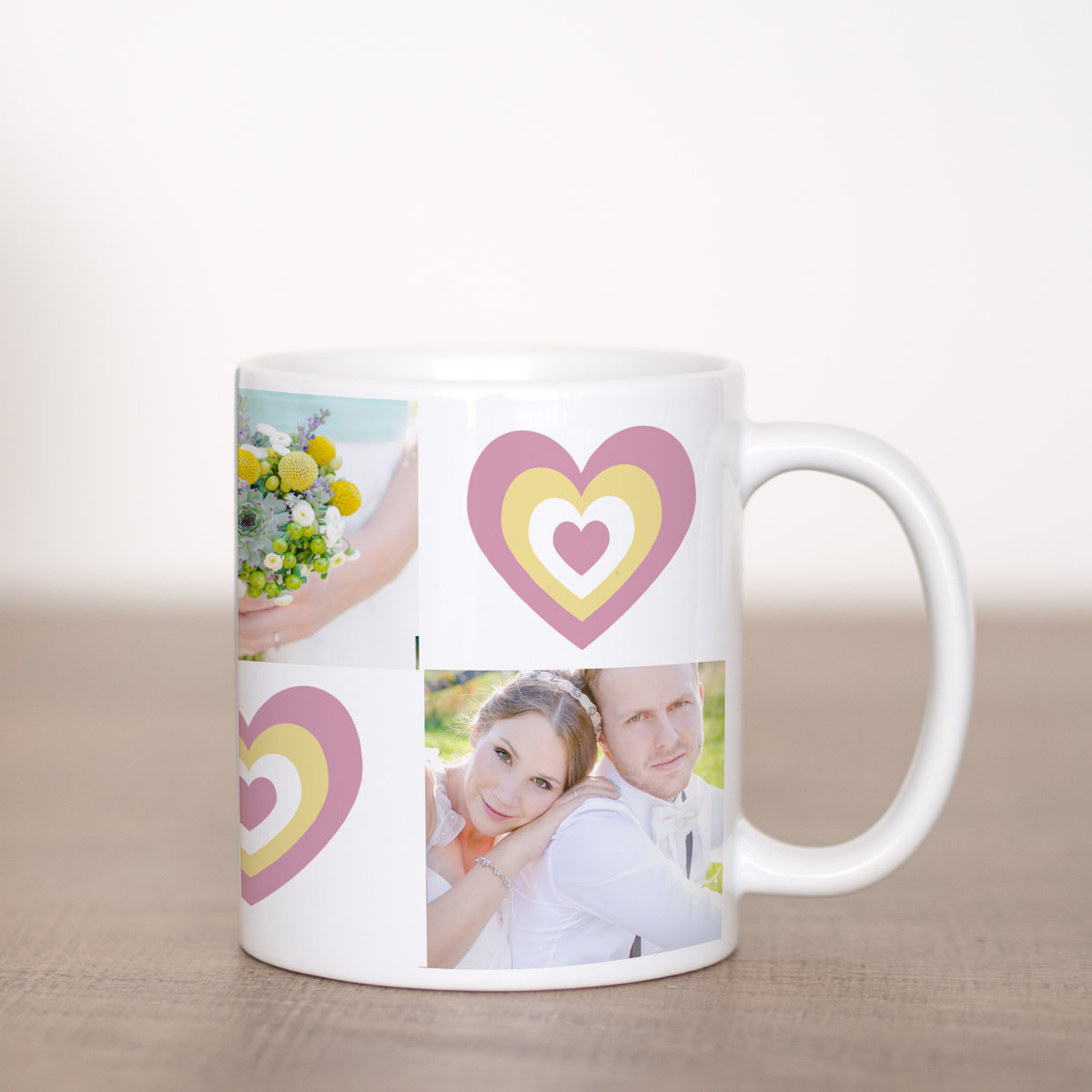 Heart Mug Template