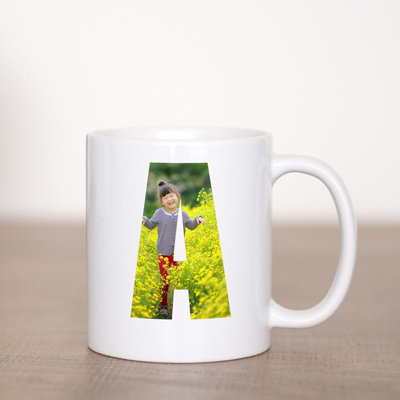 Alphabet Coffee Mug Template