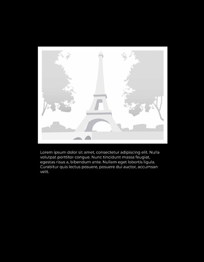 Back Cover - Single Image + Caption