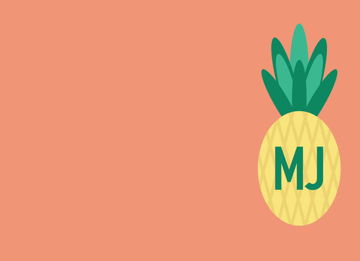 Pineapple Landscape  Template