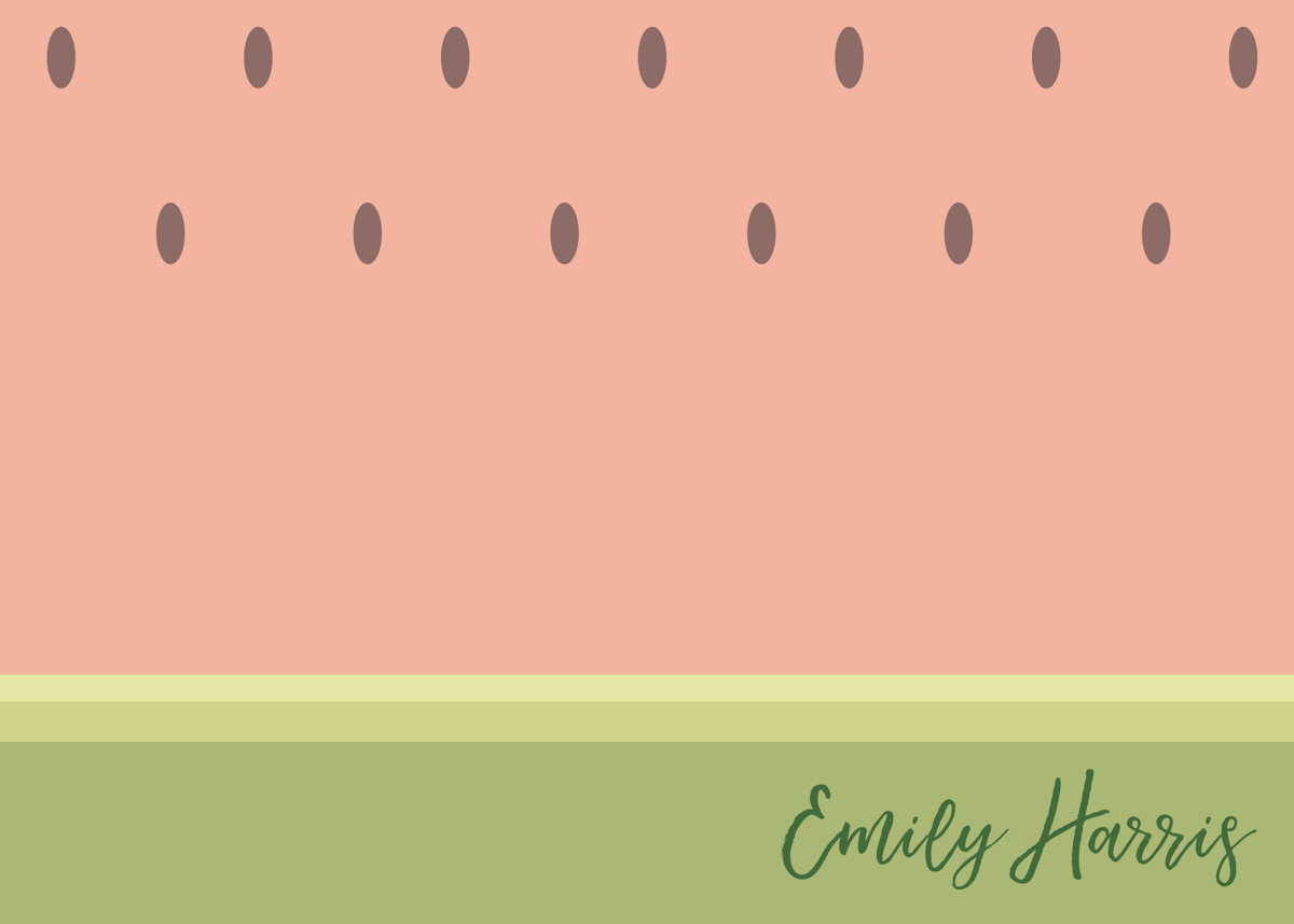 Watermelon Landscape Template