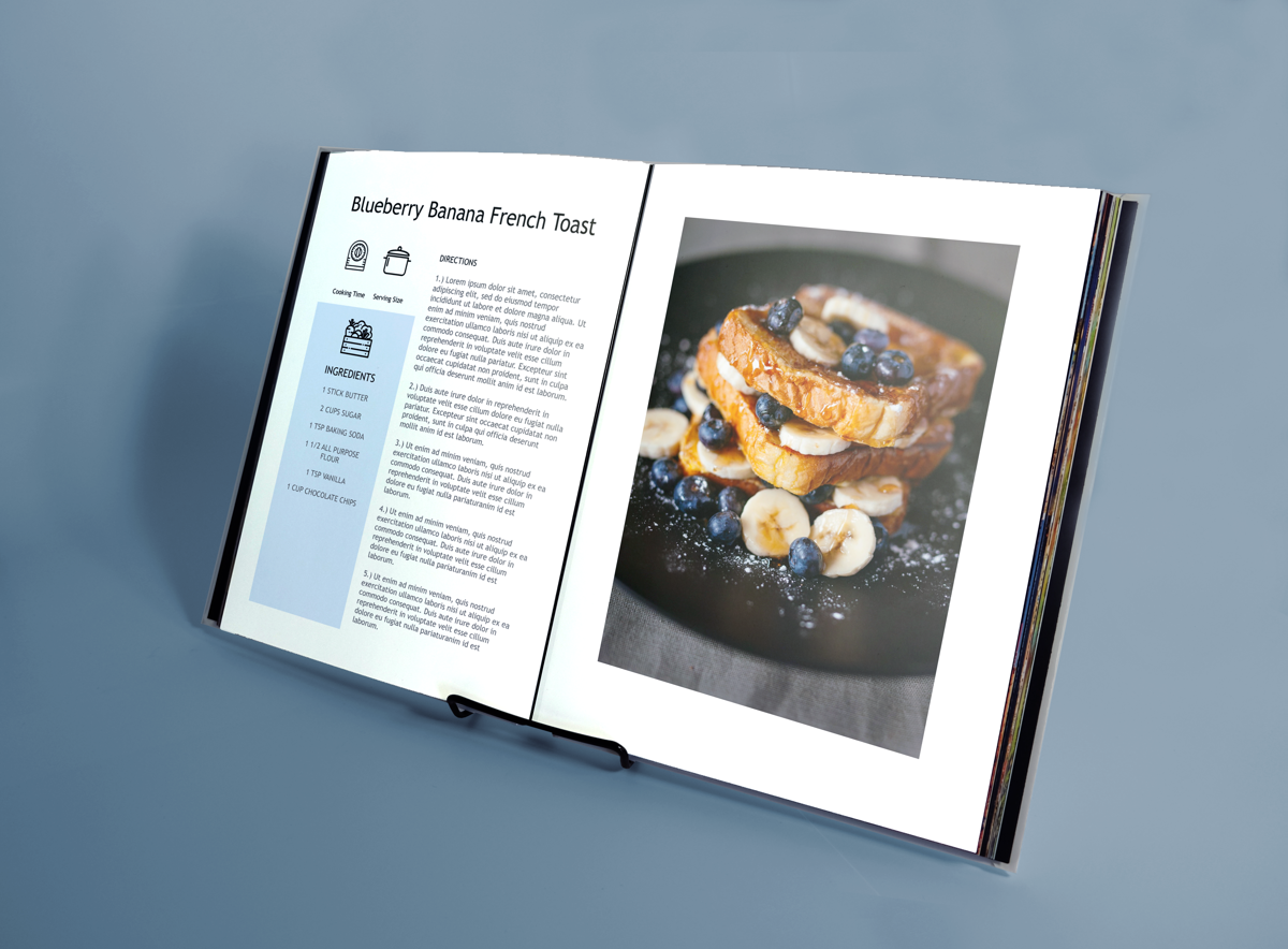 Modern Recipes - FREE Cookbook Template