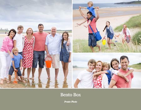 Bento Box Photo Book Template