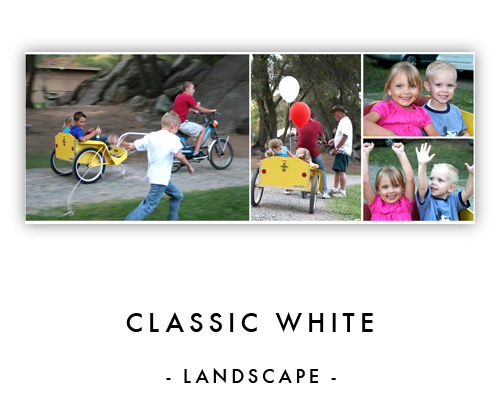 Classic White Landscape Template