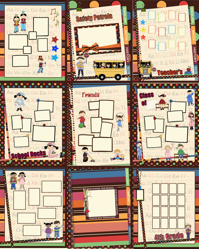 Yearbook Colorful World Template