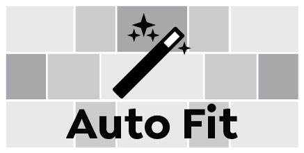 Auto Fit, Full Spread Square