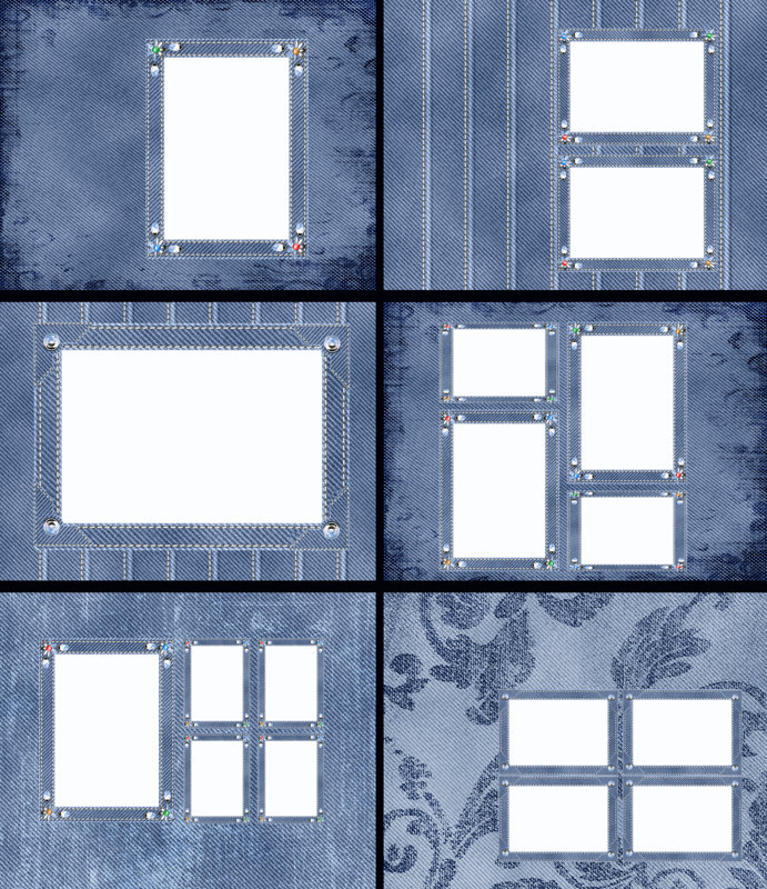 Blue Jeans Melody Landscape Template