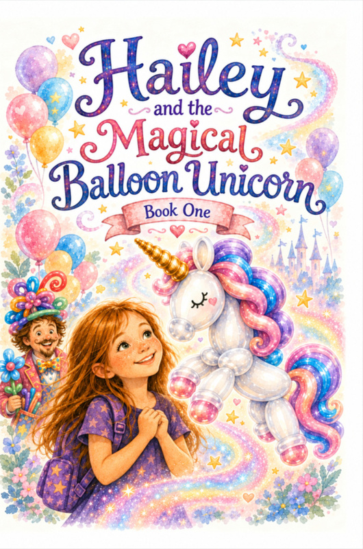 Hailey and the Magical Balloon Unicorn Text Book