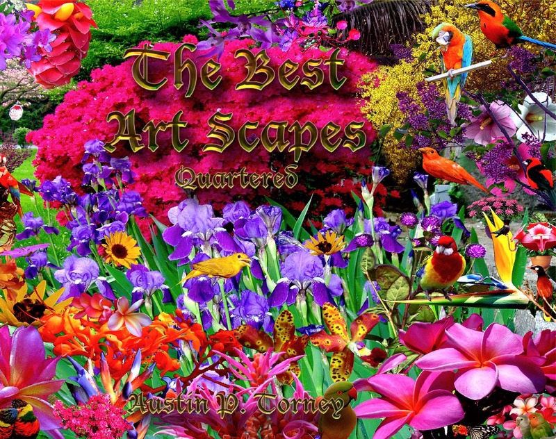 The Best Art Scapes Quartered Photo Book