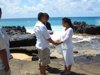 Getting married on Sandy Beach