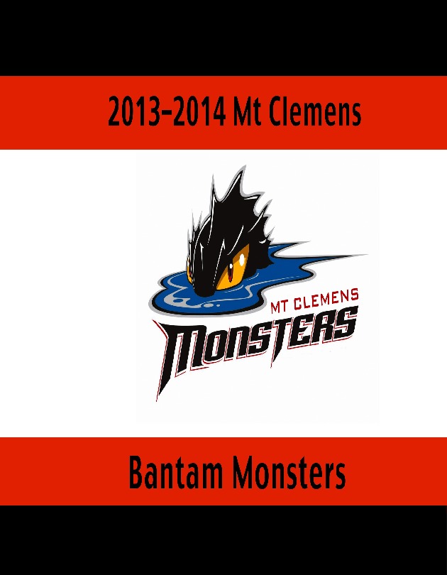 13-14 Mt Clemens Bantam Monsters