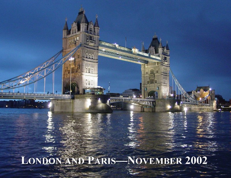 London and Paris November 2002