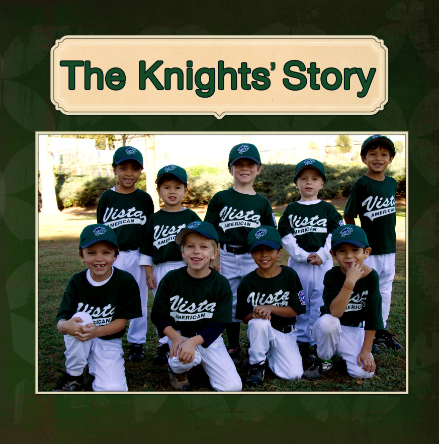 Winter 2009 T-Ball Knights (8.5" Softcover Edition)