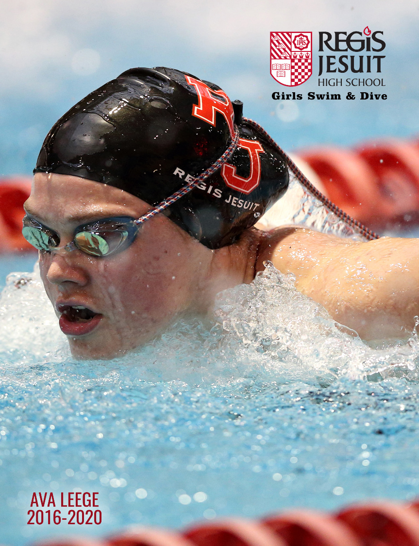 Ava Leege 2020 RJ Swim and Dive Book