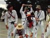 The Woolly Woofters (crazy Dads) Morris Men positively encouraged Bill's idea of fashion
