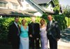 The extended family in 2002 - the kids with Mr Simpson and Mr Smith