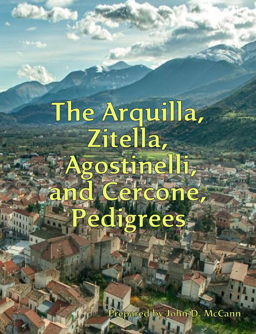 The Arquilla, Zitella, Agostinelli, and Cercone Pedigrees
