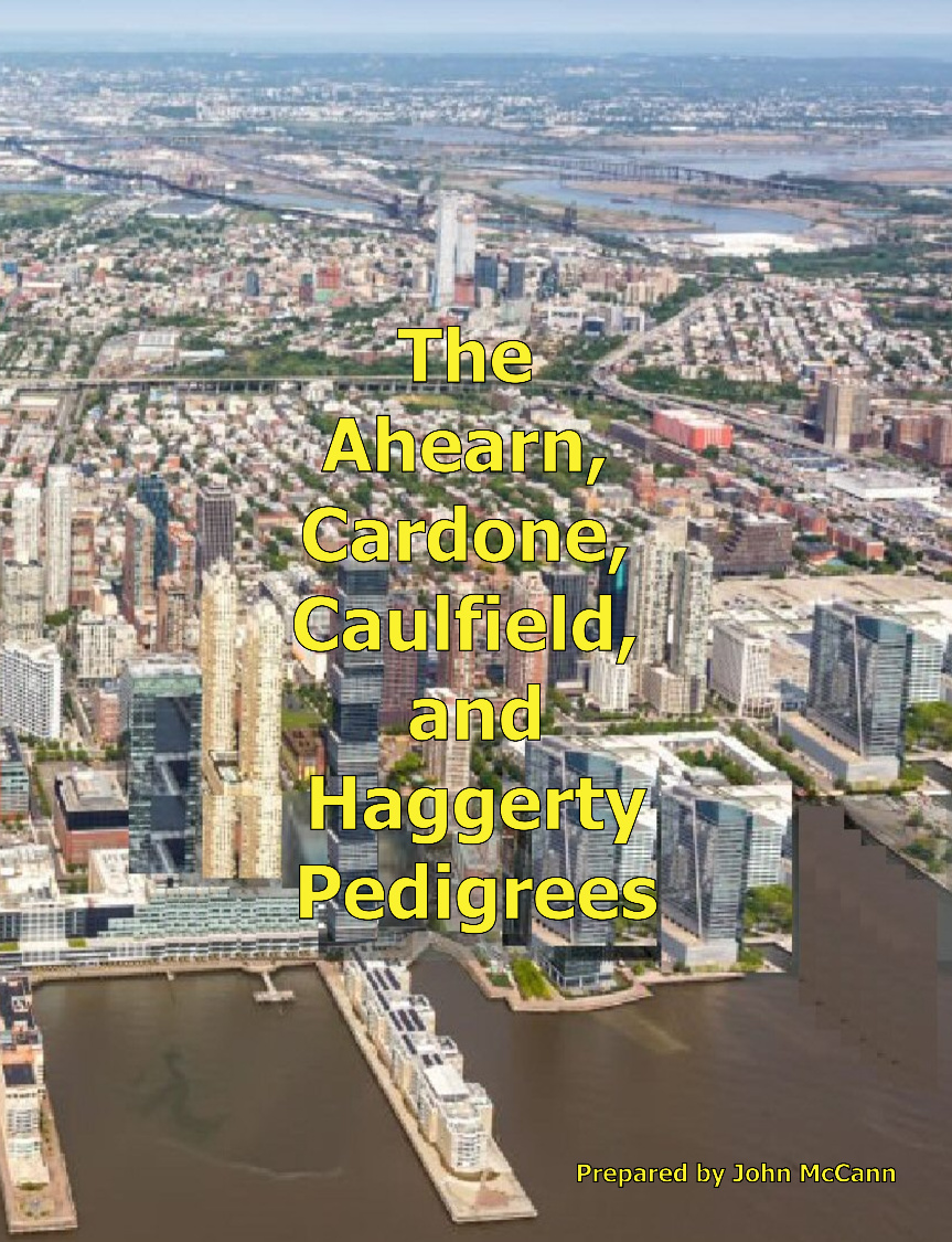 The Ahearn, Cardone, Caulfield, and Haggerty Pedigrees