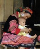 Flower Hmong & child